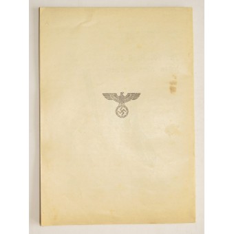 Das danken Wir dem Führer!, 1938, folleto de votación. Espenlaub militaria